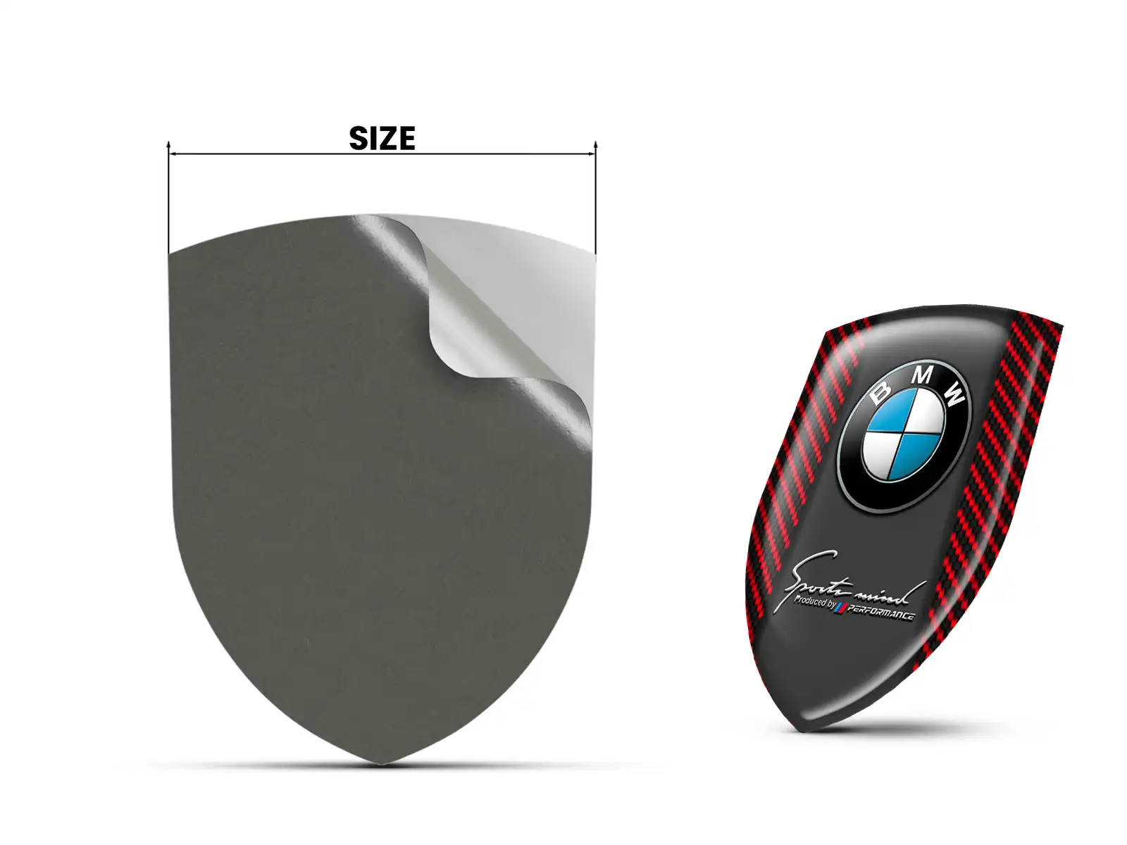 BMW Autoaufkleber Luxus Anpassbar Minimalistisch
